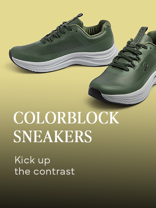 Home-Style Edit-COLORBLOCK SNEAKERS